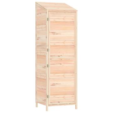 Garden Shed 55x52x174.5 cm Solid Wood Fir | HipoMarket