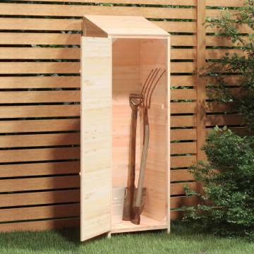 Garden Shed 55x52x174.5 cm Solid Wood Fir | HipoMarket