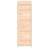 Garden Shed 55x52x174.5 cm Solid Wood Fir | HipoMarket