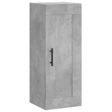 Highboard Concrete Grey 34.5x34x180 cm - Stylish Storage Solution