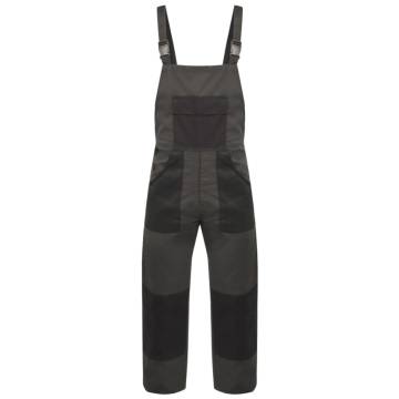 Men's XL Grey Bib Overalls - Durable & Functional Workwear