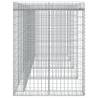 Gabion Wall for Garbage Bin - Durable Galvanised Iron 350x91x120cm