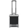 Make-up Trolley 35x29x45 cm - Stylish Black Aluminium Case