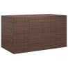 Garden Cushion Box PE Rattan 194x100x103 cm Brown Colour brown Size 194 x 100 x 103 cm 