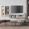 4 Piece Grey Sonoma TV Cabinet Set - Stylish & Practical Design