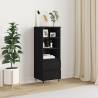 Highboard Black 40x36x110 cm Engineered Wood Colour black Quantity in Package 1 