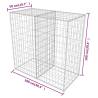 Gabion Basket Galvanised Steel 100x50x100 cm - Durable & Stylish