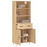 Stylish Highboard Sonoma Oak | 69.5x34x180 cm | Hipo Market