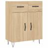 Stylish Highboard Sonoma Oak | 69.5x34x180 cm | Hipo Market