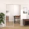 Sliding Door Frosted ESG Glass and Aluminium 76x205 cm White Colour white Size 76 x 205 cm Quantity in Package 1 Model frosted 