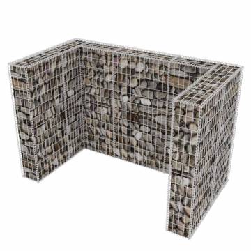 Gabion Double Wheelie Bin Surround - Stylish & Durable