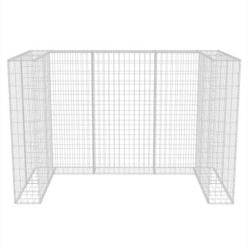 Gabion Double Wheelie Bin Surround - Stylish & Durable