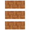 Decking Tiles Vertical Pattern 30 x 30 cm Acacia Set of 30 Colour brown Pattern pattern 2 Number of 30 