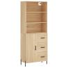 Highboard Sonoma Oak - Stylish Engineered Wood Storage | Hipomarket