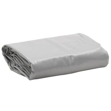 Heavy-Duty Grey Tarpaulin 5x5m - Durable & Waterproof