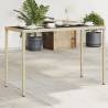 Garden Table with Glass Top Beige 115x54x74 cm Poly Rattan Colour beige Quantity in Package 1 Material glass 