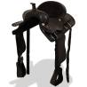 Buy Western Saddle with Headstall & Breast Collar - 16" Black