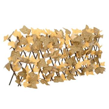 Artificial Maple Leaf Trellis - Expandable Orange 180x30 cm