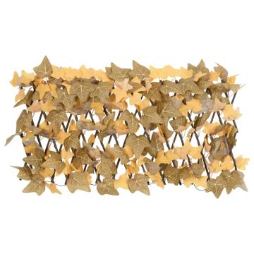 Artificial Maple Leaf Trellis - Expandable Orange 180x30 cm