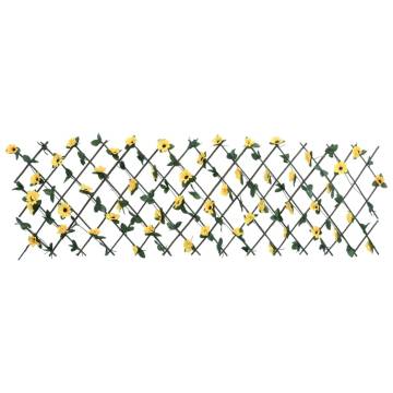 Artificial Ivy Trellis Expandable 5 pcs - Yellow 180x60 cm