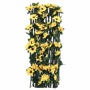 Artificial Ivy Trellis Expandable 5 pcs - Yellow 180x60 cm