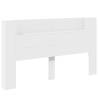 Headboard Cabinet with LED - Modern White Design | HipoMarket