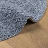 Shaggy Rug High Pile Modern Blue Ø 80 cm | Hipomarket UK