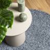 Shaggy Rug High Pile Modern Blue Ø 80 cm | Hipomarket UK