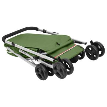 Folding Dog Stroller Green - Portable & Comfortable | HipoMarket