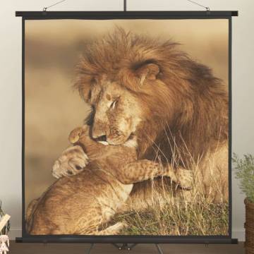 63" Projection Screen - Perfect for Home & Office Presentations