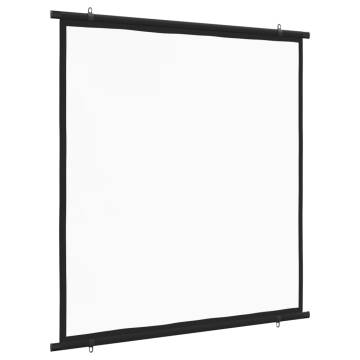 63" Projection Screen - Perfect for Home & Office Presentations