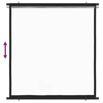 63" Projection Screen - Perfect for Home & Office Presentations