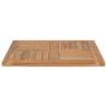 Table Top Solid Teak Wood 60x60x2.5 cm - Durable & Stylish