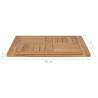 Table Top Solid Teak Wood 60x60x2.5 cm - Durable & Stylish