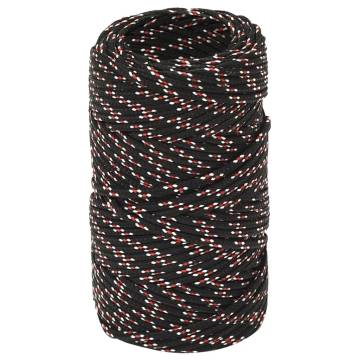 Boat Rope Black 2mm 50m Polypropylene - Durable & Versatile