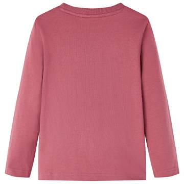 Kids' Dark Red Long Sleeve T-shirt - Size 140 | Hipo Market