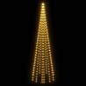 Christmas Tree on Flagpole with 310 Warm White LEDs | Hipomarket