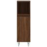 3 Piece Brown Oak Bathroom Furniture Set | Hipomarket