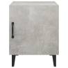 Stylish Concrete Grey Bedside Cabinets - 2 pcs | Hipo Market