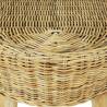 Hall Bench 110x35x45 cm Natural Rattan - Rustic Charm