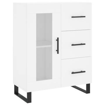 Stylish Highboard White 69.5x34x180 cm | Hipomarket