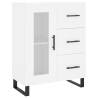 Stylish Highboard White 69.5x34x180 cm | Hipomarket