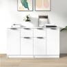 Sideboards 2 pcs White 60x30x70 cm Engineered Wood Colour white Quantity in Package 2 