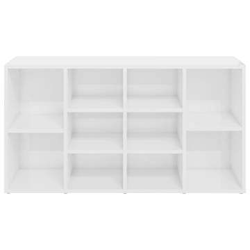 Shoe Bench High Gloss White | Stylish & Functional Storage