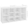 Shoe Bench High Gloss White | Stylish & Functional Storage