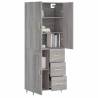 Elegant Highboard Grey Sonoma - Stylish Storage Solution