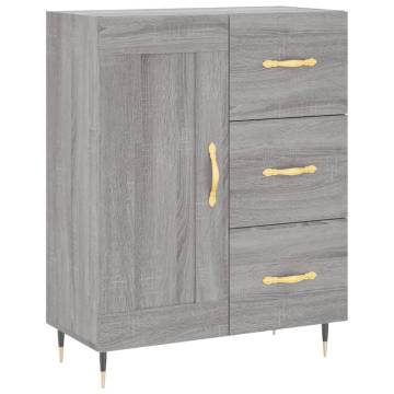 Elegant Highboard Grey Sonoma - Stylish Storage Solution