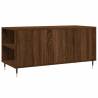 Elegant Brown Oak Coffee Table - 102x44.5x50 cm | Hipo Market