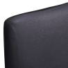 Straight Stretchable Chair Covers | 4 pcs Anthracite | Hipomarket