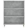 Stylish Highboard Concrete Grey - Engineered Wood | HipoMarket